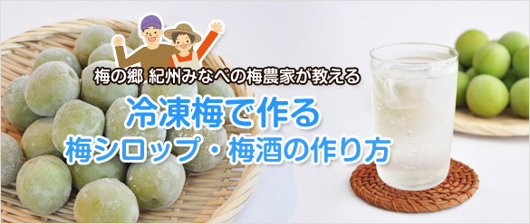 冷凍梅で作る梅シロップ・梅酒の作り方(レシピ)
