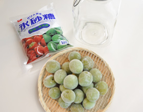 冷凍梅 材料・用意するもの