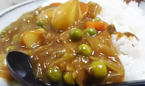 うすいえんどうのカレー