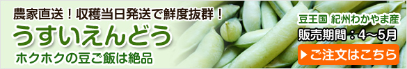 うすいえんどう うすい豆の産直通販