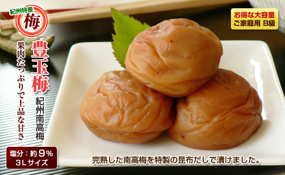 紀州南高梅 梅干し 豊玉梅