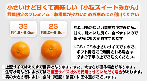 特選 完熟川辺みかん 小粒スイート 3s 2s 5kg 送料無料 和歌山の農家産直通販 和味