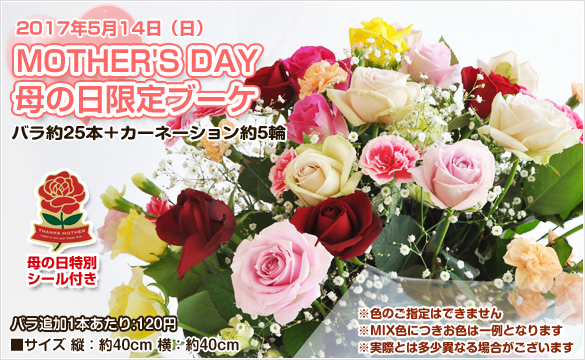 母の日 バラの花 ブーケ(花束)30本